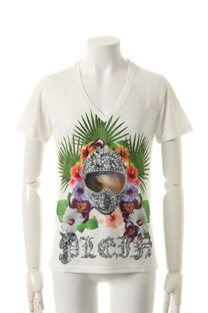 画像1: PHILIPP PLEIN HOMME フィリッププレインオム v-neck “paradice”{-ACS}