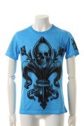 PHILIPP PLEIN HOMME フィリッププレインオム round neck “skull lilly”{-ACS}