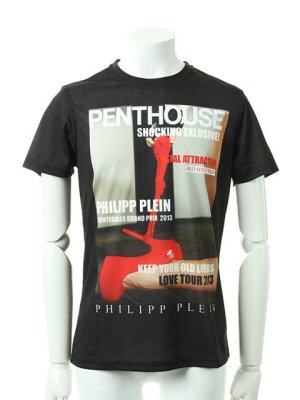 画像2: PHILIPP PLEIN HOMME フィリッププレインオム t-shirt penthouse naked{SS13-HM9201-BLK-ACS}