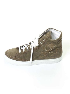 画像2: PHILIPP PLEIN HOMME フィリッププレインオム sneaker african slums（スニーカー）{SS13-SM08708-10GRY-ACS}