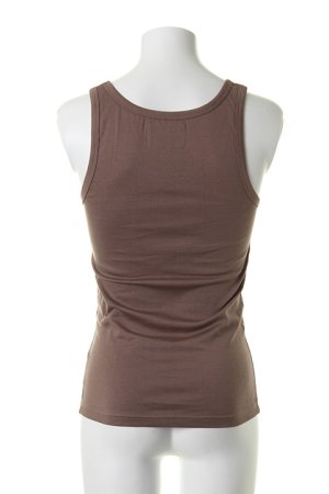 画像2: T' ティー 【underbar Limited】"GIZA45"Egyptian Organic Cotton Tank top No Sleeve BASIC（H318）{T01-UNDERBAR-COFFEE-AHS}