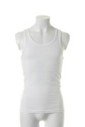 T' ティー 【underbar Limited】"GIZA45"Egyptian Organic Cotton Tank top No Sleeve BASIC（H318）{T01-UNDERBAR-WHITE-AHS}