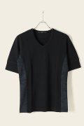 AKM エイケイエム ORIGINAL 40/2 KANOKO 【CONBI】 V-NECK T{-AFS}