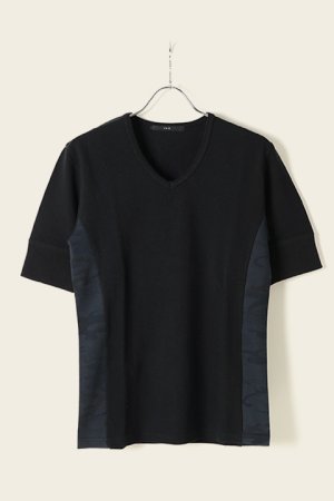 画像1: AKM エイケイエム ORIGINAL 40/2 KANOKO 【CONBI】 V-NECK T{-AFS}