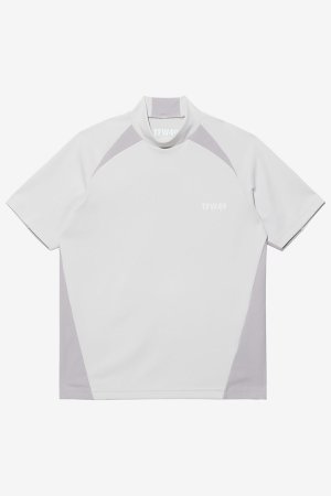 画像1: TFW49 ティーエフダブリューフォーティーナイン SIDE PANEL SHORT SLEEVE MOCKNECK{-BEA}