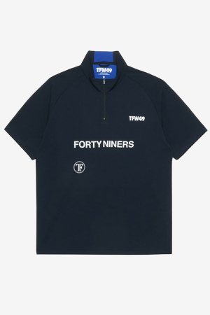 画像1: TFW49 ティーエフダブリューフォーティーナイン HALF ZIP SS MOCKNECK{-BEA}