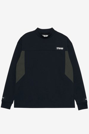 画像1: TFW49 ティーエフダブリューフォーティーナイン WIDE LONG SLEEVE MOCKNECK TEE{-BEA}