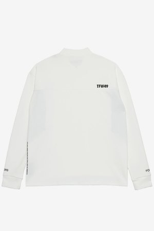 画像2: TFW49 ティーエフダブリューフォーティーナイン WIDE LONG SLEEVE MOCKNECK TEE{-BEA}