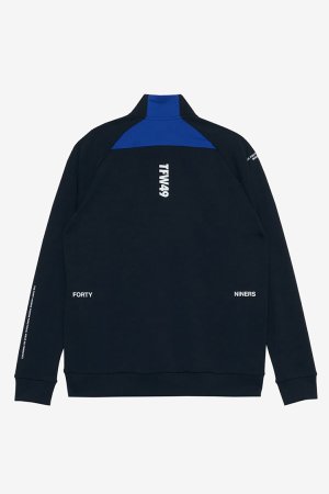 画像2: TFW49 ティーエフダブリューフォーティーナイン MOCK NECK HALF ZIP L/S TEE{-BEA}
