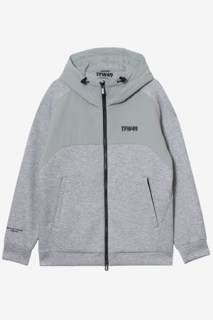 画像1: TFW49 ティーエフダブリューフォーティーナイン CARDBOARD MATERIAL FULL ZIP HOODIE{-BFA}