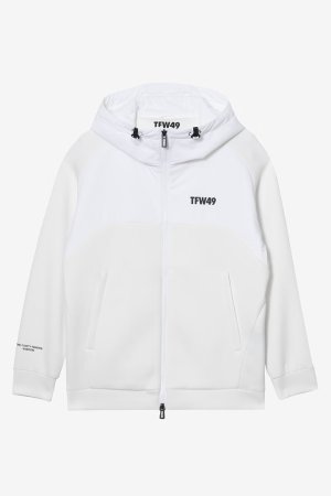 画像1: TFW49 ティーエフダブリューフォーティーナイン CARDBOARD MATERIAL FULL ZIP HOODIE{-BFA}