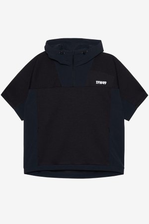 画像1: TFW49 ティーエフダブリューフォーティーナイン CARDBOARD MATERIAL SHORT SLEEVE HOODIE{-BEA}