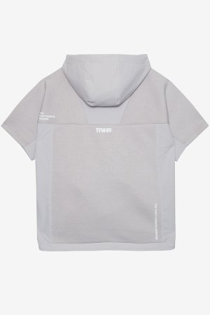 画像2: TFW49 ティーエフダブリューフォーティーナイン CARDBOARD MATERIAL SHORT SLEEVE HOODIE{-BEA}