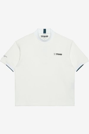 画像1: TFW49 ティーエフダブリューフォーティーナイン HALF MOCKNECK TEE{-BEA}