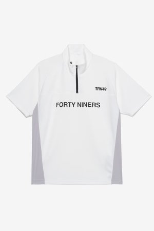 画像1: TFW49 ティーエフダブリューフォーティーナイン HALF ZIP S/S MOCK NECK{-BFS}
