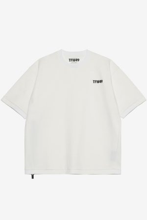 画像1: TFW49 ティーエフダブリューフォーティーナイン LIGHT WEIGHT SWEAT SHORT SLEEVECREW NECK{-BFS}