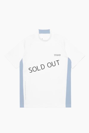 画像1: {SOLD}TFW49 ティーエフダブリューフォーティーナイン SIDE PANEL SHORT SLEEVE MOCKNECK{-BFS}