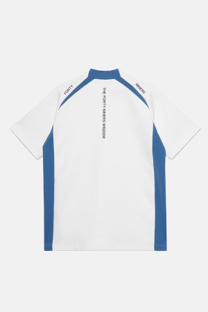 画像2: TFW49 ティーエフダブリューフォーティーナイン SIDE PANEL SHORT SLEEVE MOCKNECK{-BFS}
