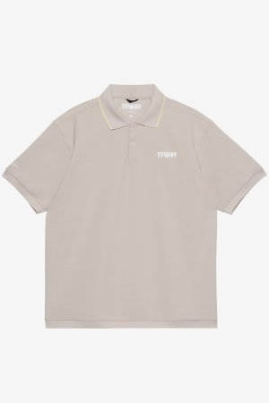画像1: TFW49 ティーエフダブリューフォーティーナイン SIGNATURE SS REGULAR POLO {-BFS}