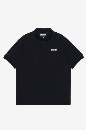 画像1: TFW49 ティーエフダブリューフォーティーナイン SIGNATURE SS REGULAR POLO {-BFS}