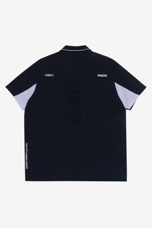 画像2: TFW49 ティーエフダブリューフォーティーナイン BACK YOKE SLEEVE POLO{-BFS}