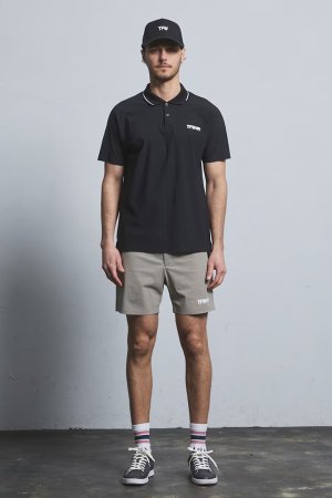 画像3: TFW49 ティーエフダブリューフォーティーナイン BACK YOKE SLEEVE POLO{-BFS}