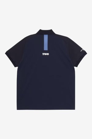 画像2: TFW49 ティーエフダブリューフォーティーナイン BACK MESH POLO{-BFS}