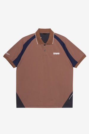 画像1: TFW49 ティーエフダブリューフォーティーナイン ATHLETE POLO{-BFS}