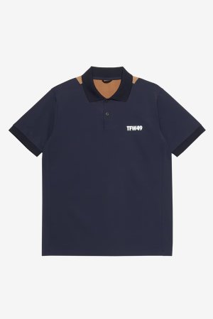 画像1: TFW49 ティーエフダブリューフォーティーナイン LUXURY REGULAR POLO{-BFS}