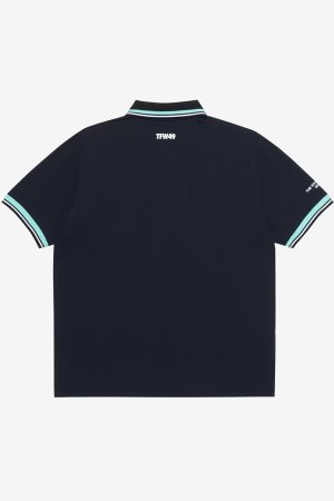 画像2: TFW49 ティーエフダブリューフォーティーナイン LUXURY LINE RIB POLO{-BFA}