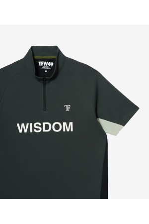 画像4: TFW49 ティーエフダブリューフォーティーナイン HALF ZIP S/S MOCK NECK TEE{-BFA}