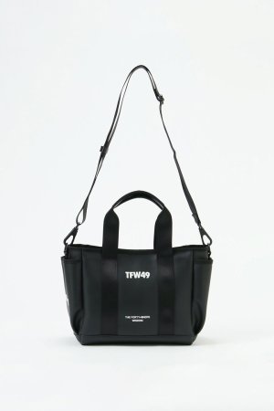 画像1: TFW49 ティーエフダブリューフォーティーナイン LEATHER ROUND BAG{-BEA}