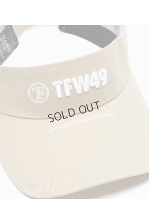 画像4: {SOLD}TFW49 ティーエフダブリューフォーティーナイン TWILL SUN VISOR{-BEA}