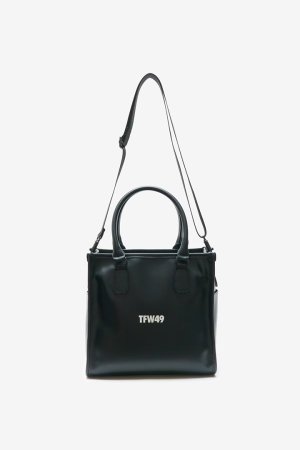 画像1: TFW49 ティーエフダブリューフォーティーナイン SYNTHETIC LEATHER ROUND BAG{-BFS}