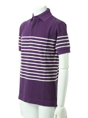 画像4: ▽ 70%OFF アウトレットセールセール28,600円→8,580円▽ AKM エイケイエム S/S border polo{-ACS}