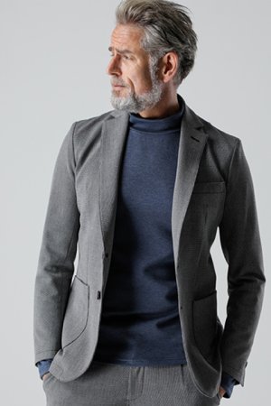 画像2: 【 30%OFF セール25,300円→17,710円】 AKM エイケイエム DUALWARM MOIST PONTI L/S MOCK-NECK{-BBA}