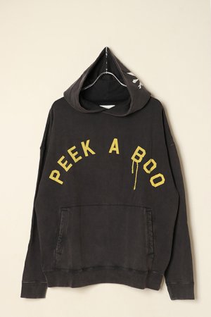 画像1: 【周年記念 24%OFF ｜29,700円→22,572円】 TAIN DOUBLE PUSH タインダブルプッシュ PEEK A BOO P/O HOODIE（リバーシブル仕様）{-BBA}