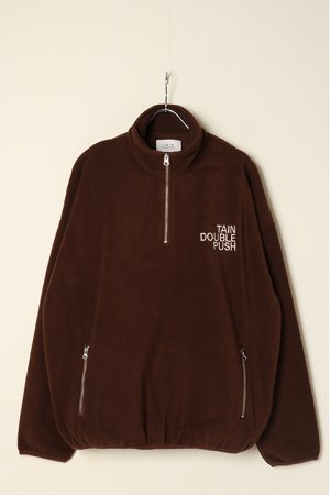 画像1: TAIN DOUBLE PUSH タインダブルプッシュ DOUBLE PUSH HALF ZIP FLEECE{-BBA}