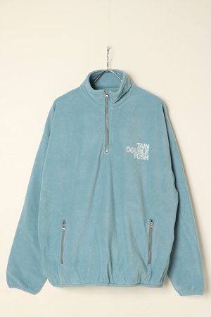 画像1: TAIN DOUBLE PUSH タインダブルプッシュ DOUBLE PUSH HALF ZIP FLEECE{-BBA}