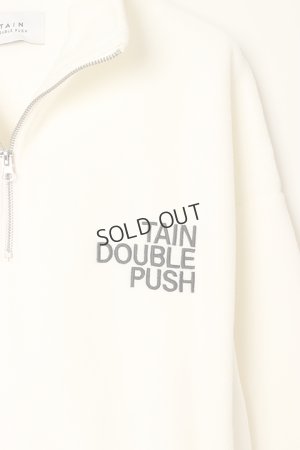 画像4: {SOLD}TAIN DOUBLE PUSH タインダブルプッシュ DOUBLE PUSH HALF ZIP FLEECE{-BBA}