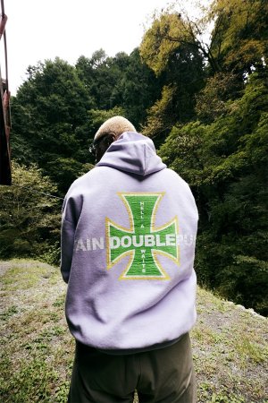 画像5: TAIN DOUBLE PUSH タインダブルプッシュ BRUSHED P/O HOODIE（リバーシブル）{-BCA}