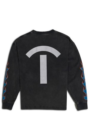 画像2: TAIN DOUBLE PUSH タインダブルプッシュ DOUBLE PUSH LONG SLEEVE T-SHIRTS{-BES}
