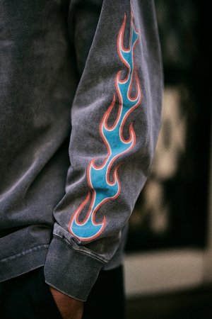 画像13: TAIN DOUBLE PUSH タインダブルプッシュ DOUBLE PUSH LONG SLEEVE T-SHIRTS{-BES}