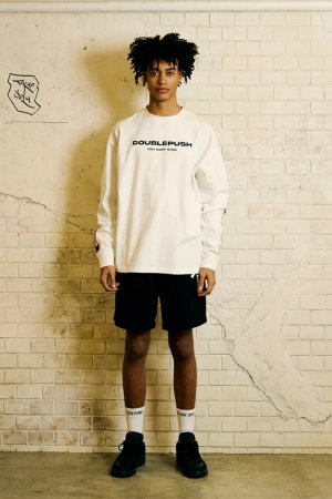 画像5: TAIN DOUBLE PUSH タインダブルプッシュ DOUBLE PUSH LONG SLEEVE T-SHIRTS{-BES}