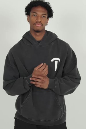 画像3: TAIN DOUBLE PUSH タインダブルプッシュ ARCH T SWEAT HOODIE{-BES}