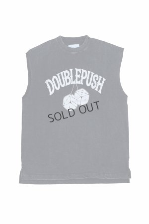 画像1: {SOLD}TAIN DOUBLE PUSH タインダブルプッシュ DOUBLE PUSH DICE NO SLEEVE T-SHIRTS{-BES}