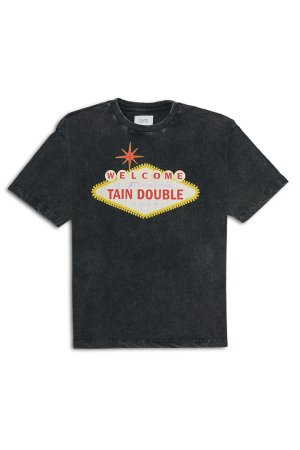 画像1: TAIN DOUBLE PUSH タインダブルプッシュ WELCOME SHORT SLEEVE T-SHIRTS{-BES}