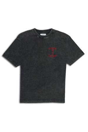 画像2: TAIN DOUBLE PUSH タインダブルプッシュ SMOKING BEAUTY SHORT SLEEVE T-SHIRTS{-BES}
