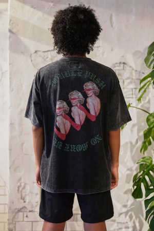 画像4: TAIN DOUBLE PUSH タインダブルプッシュ SMOKING BEAUTY SHORT SLEEVE T-SHIRTS{-BES}