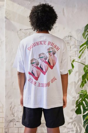 画像4: TAIN DOUBLE PUSH タインダブルプッシュ SMOKING BEAUTY SHORT SLEEVE T-SHIRTS{-BES}